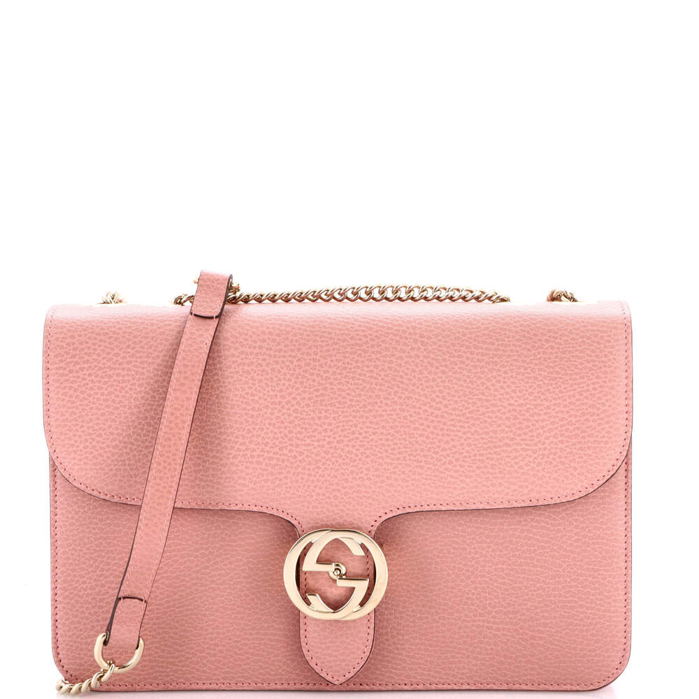 Gucci Interlocking Shoulder Bag Leather #263899G79B